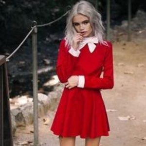Valfre Margot red dress
